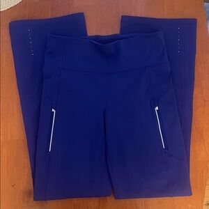 Athleta Deep Purple Blue Wide Leg Leggings M